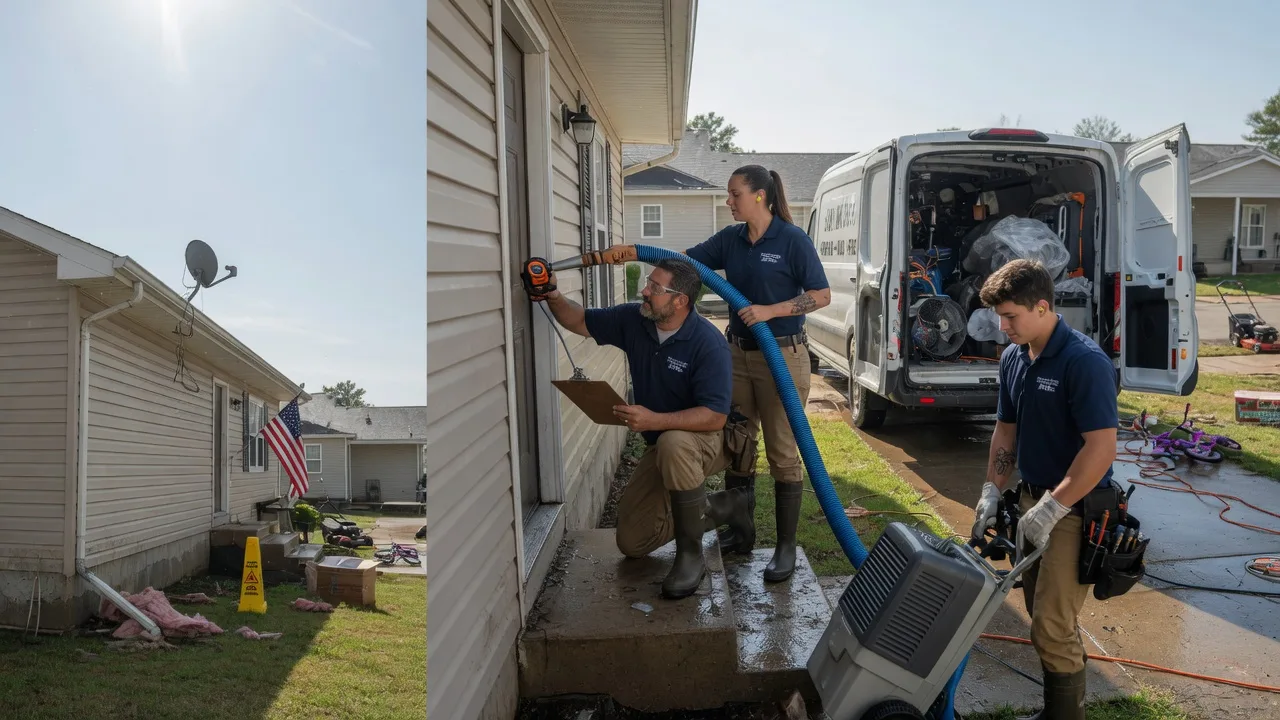 Ceiling Water Damage Restoration in Cypress, IL near me